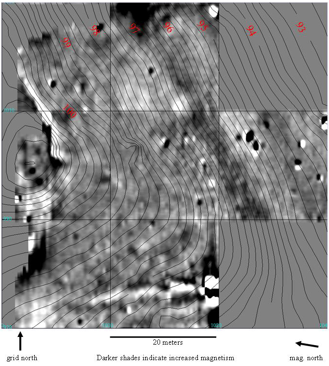 gradiometry map